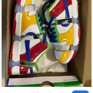 Nike Colorful Athletic Shoes - Red, Blue, Green, Yellow